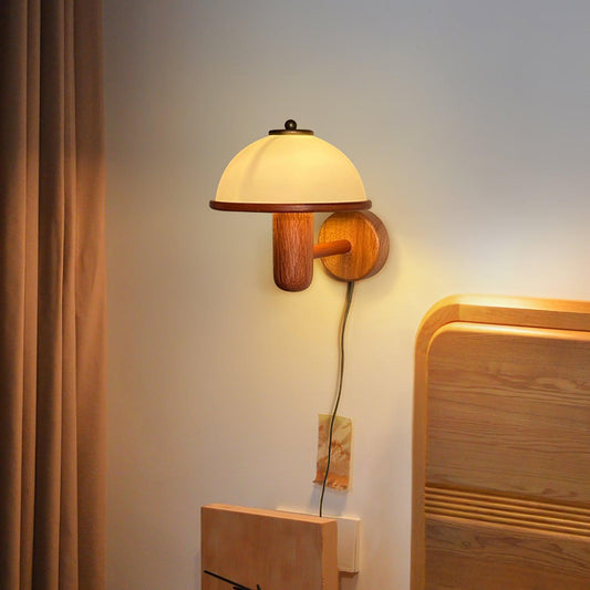 Mushroom Wood Wall Lamp Wall lamp