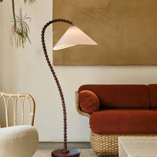 Wooden Bead Floor Lamp Floor lamp