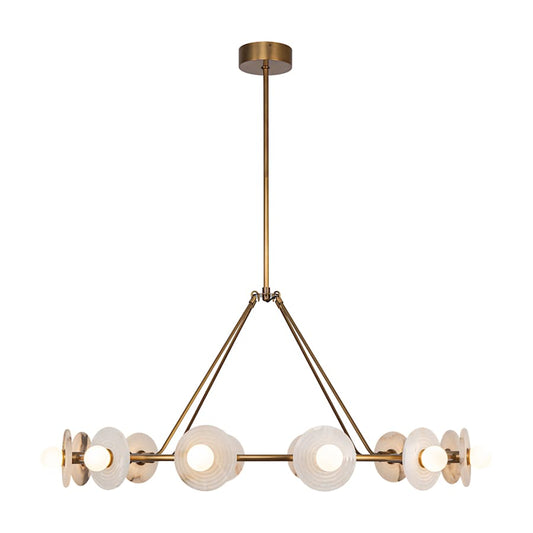 Alora Lighting Dahlia 47" Wide LED Ring Chandelier