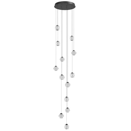 Avenue Lighting Beluga 22" Wide LED Multi Light Pendant with Faceted Acrylic Shades