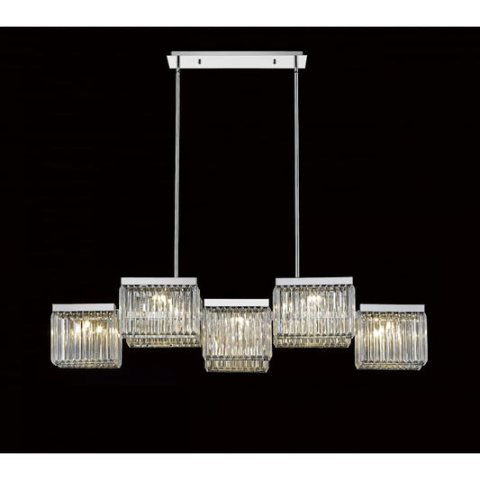 Avenue Lighting Broadway 10 Light 57" Wide Linear Chandelier