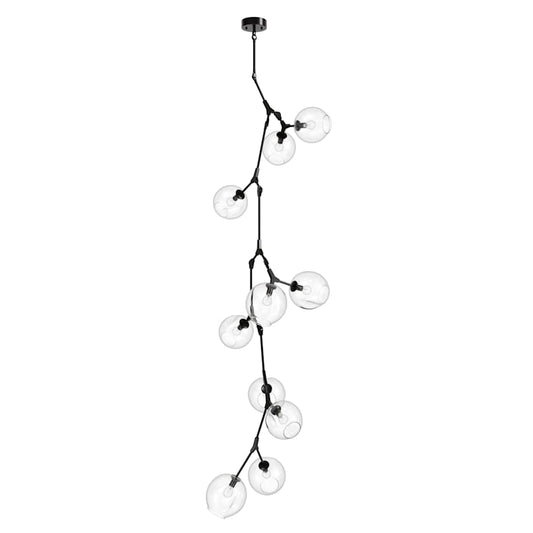 Avenue Lighting Fairfax Ave. 10 Light 27" Wide Abstract Chandelier with Hand-Blown Glass Shades