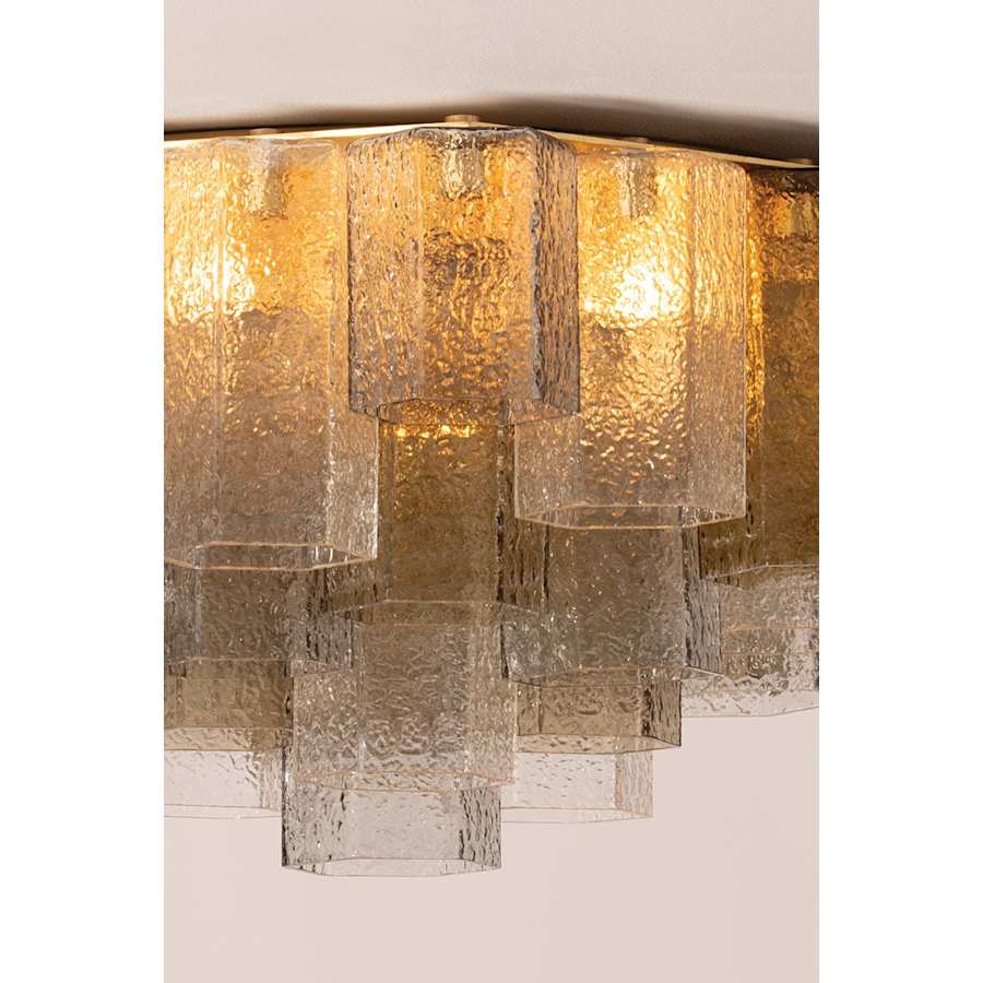 Corbett Lighting Helsinki 6 Light 26" Wide Flush Mount Waterfall Ceiling Fixture