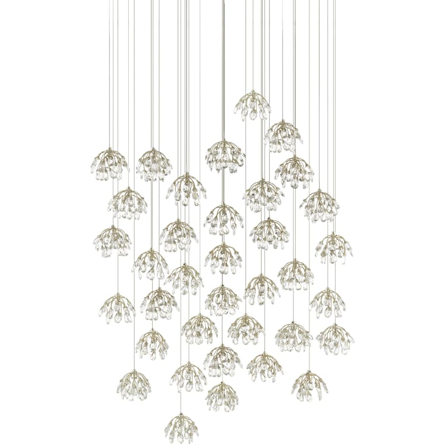 Currey and Company Crystal Bud 36 Light 33" Wide Crystal Multi Light Pendant