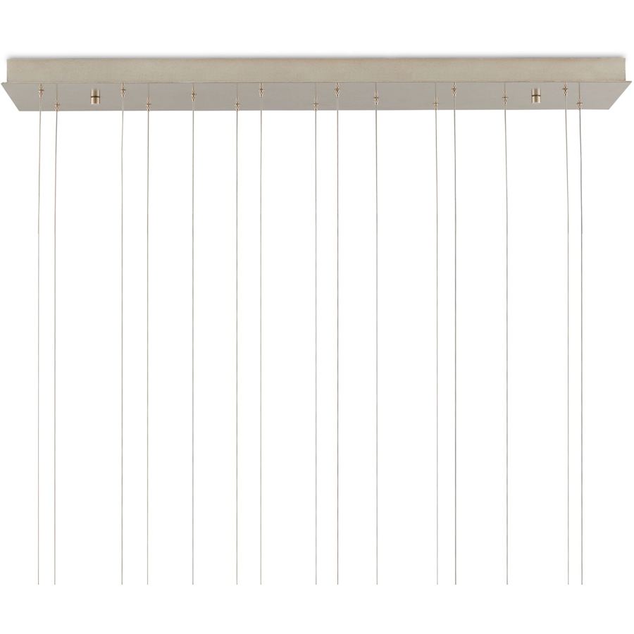 Currey and Company Iota 15 Light 48" Wide Linear Pendant