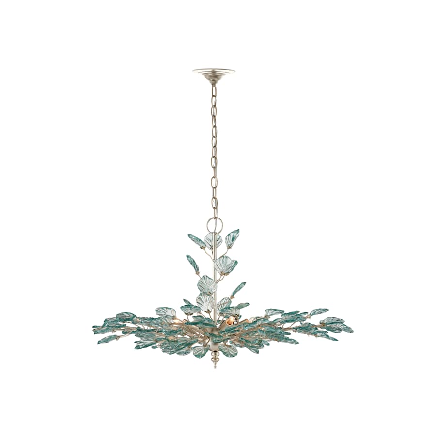 Currey and Company Baobab 8 Light 36" Wide Wrought Iron Chandelier