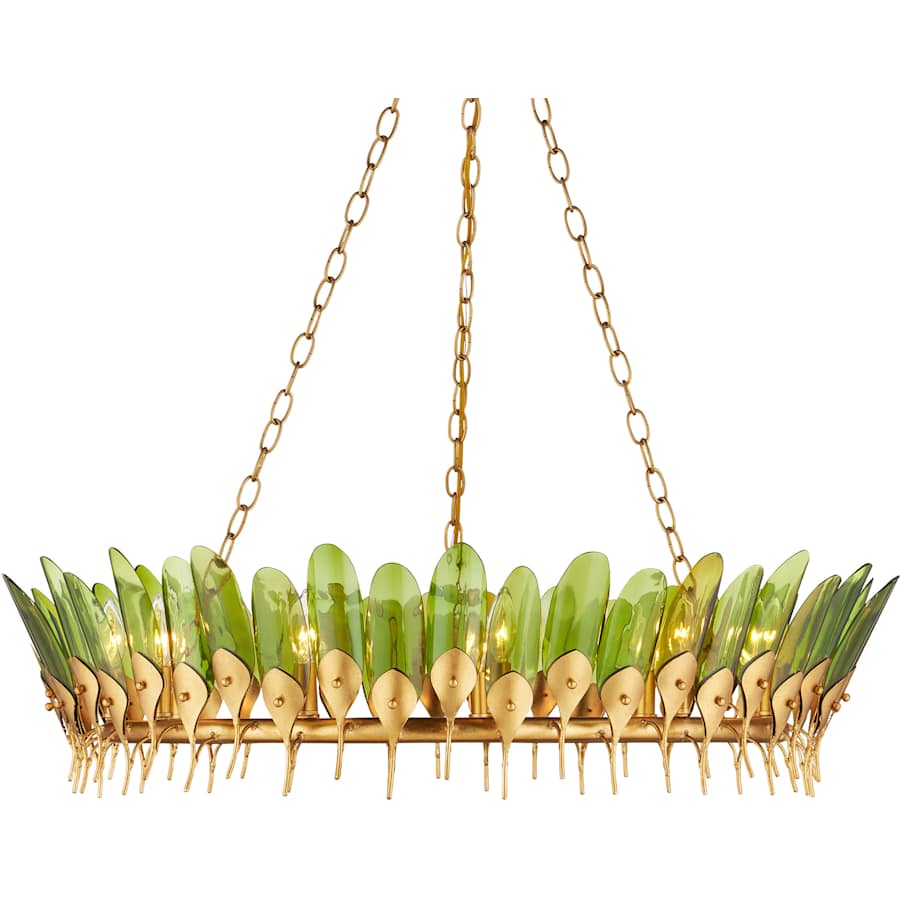 Currey and Company Selavy 11 Light 38" Wide Wrought Iron Ring Chandelier