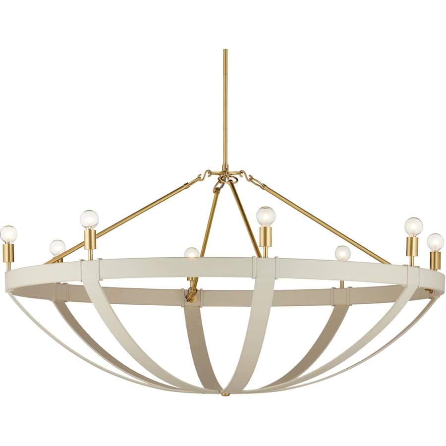 Currey and Company Barrington 8 Light 48" Wide Taper Candle Style Chandelier