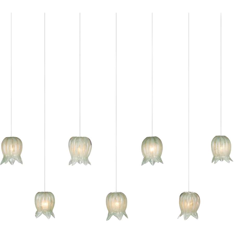 Currey and Company Polpo 7 Light 57" Wide Linear Pendant