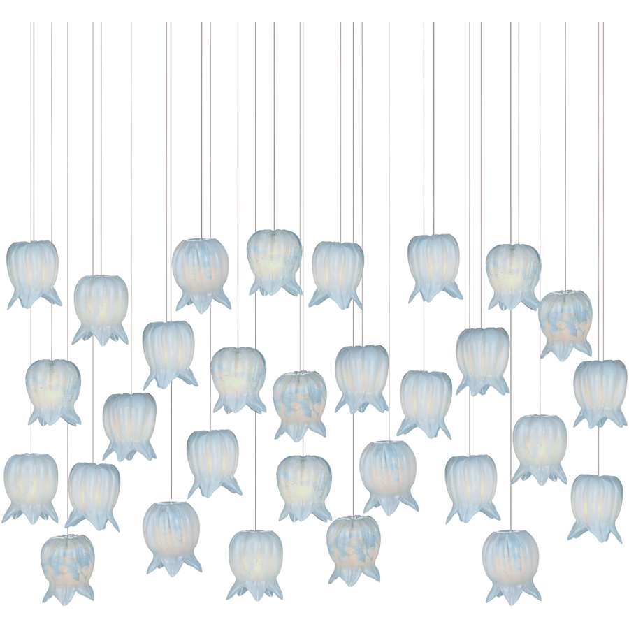 Currey and Company Polpo 30 Light 54" Wide Linear Pendant