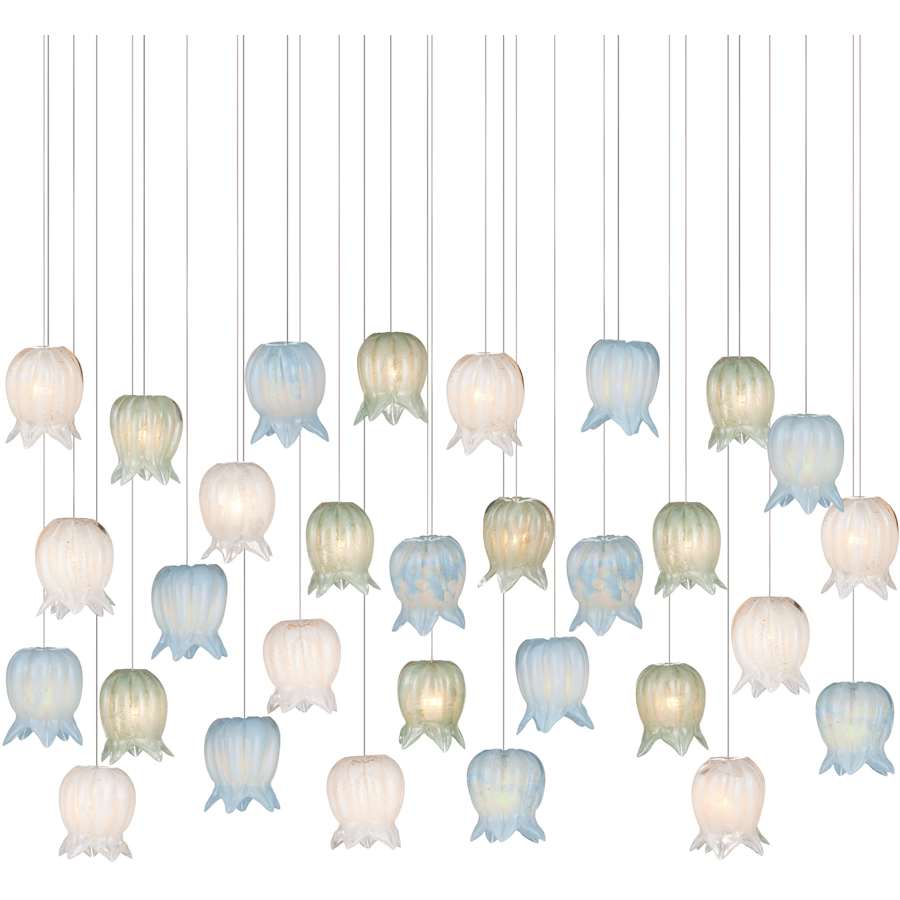 Currey and Company Polpo 30 Light 54" Wide Linear Pendant