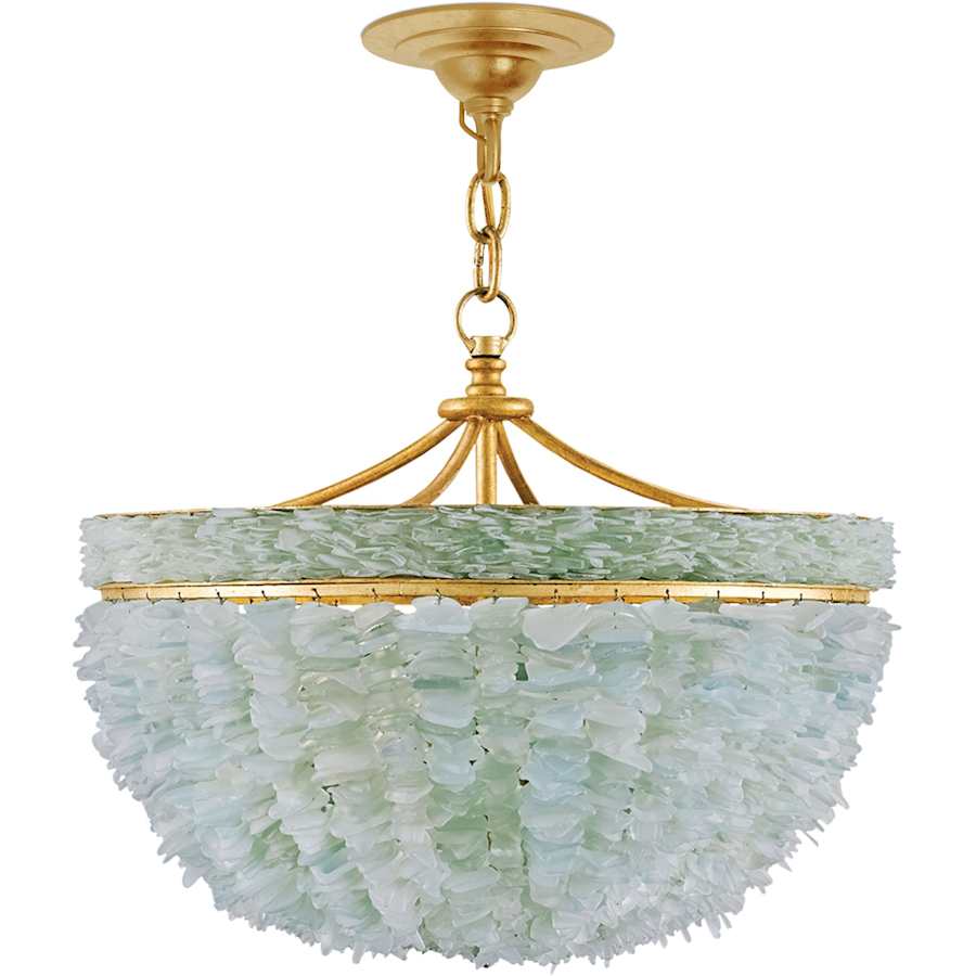 Currey and Company Bayou 3 Light 19" Wide Chandelier