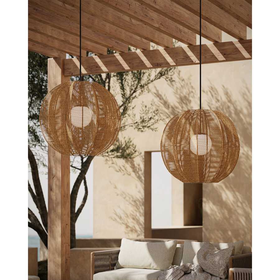 Currey and Company Barbary 34" Wide Outdoor Pendant