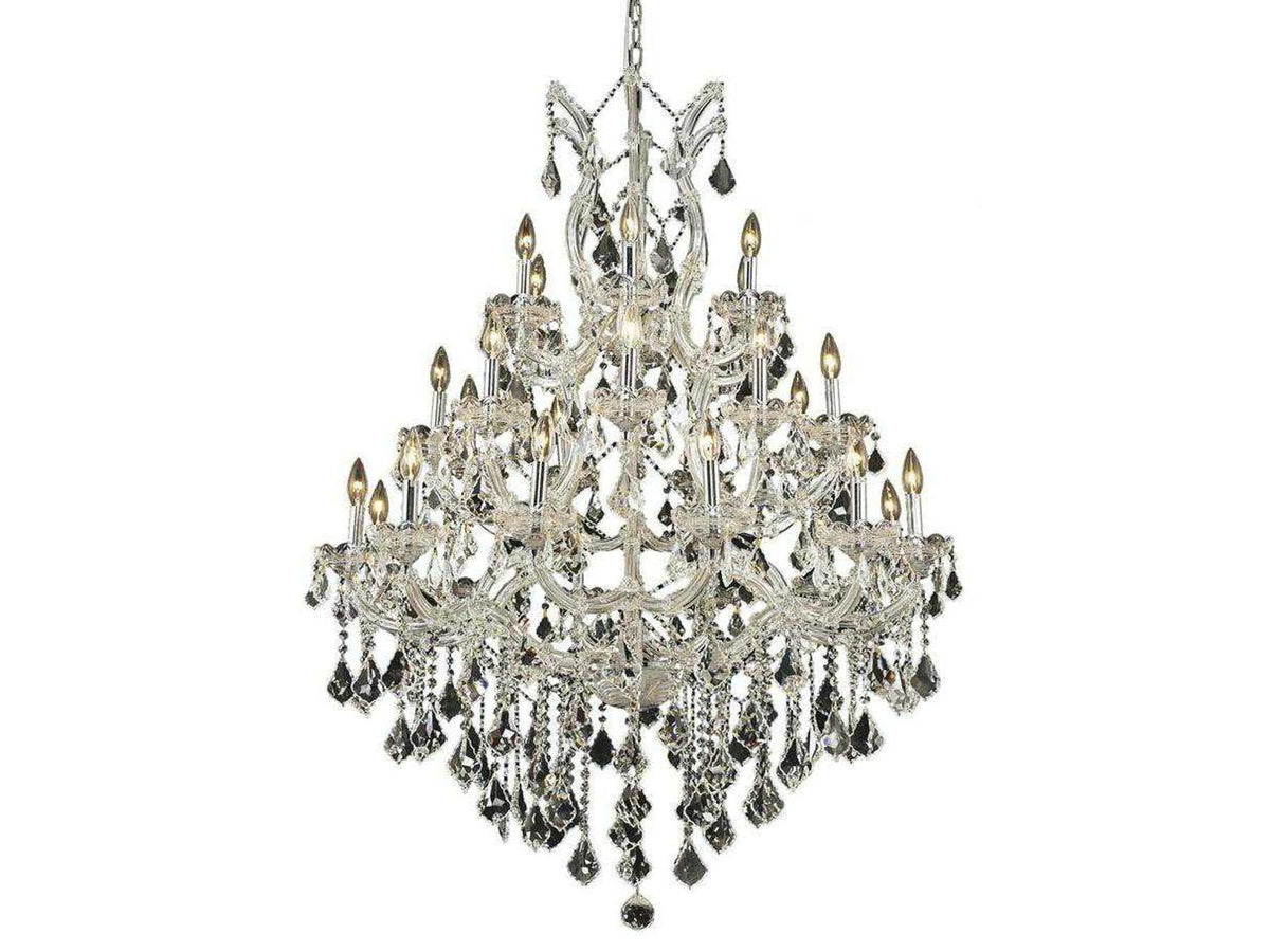 Elegant Lighting Maria Theresa 28-Light Candelabra Tiered Chandelier