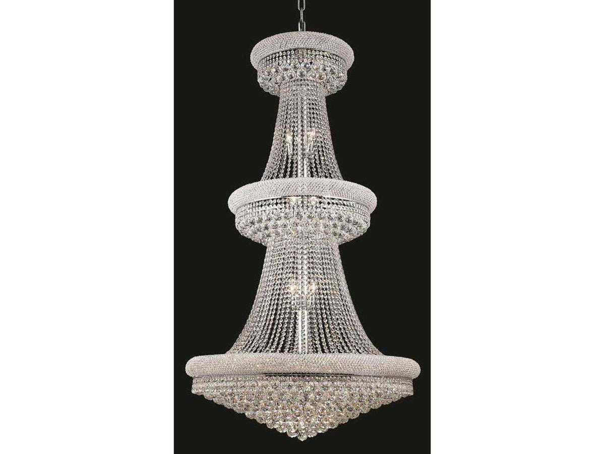 Elegant Lighting Primo 32-Light Empire Round Tiered Chandelier