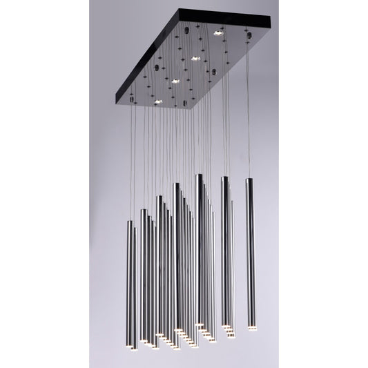 ET2 Flute 35 Light 36" Wide LED Multi Light Pendant