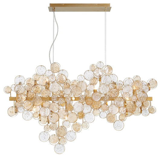 Eurofase Lighting Trento 12 Light 40" Wide Linear Chandelier