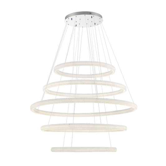 Eurofase Lighting Sassi 5 Light 60" Wide LED Ring Chandelier