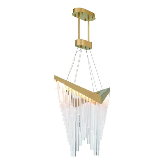 Eurofase Lighting Vivien 32" Wide LED Abstract Linear Chandelier