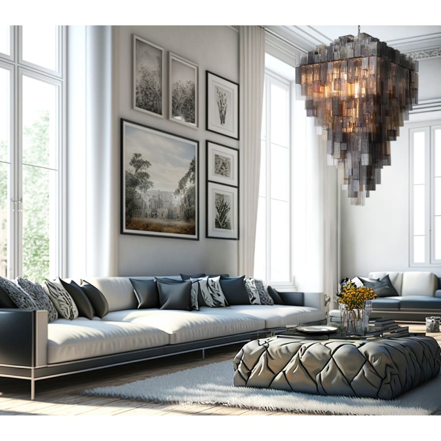 Eurofase Lighting Altesa 46 Light 34" Wide Waterfall Chandelier