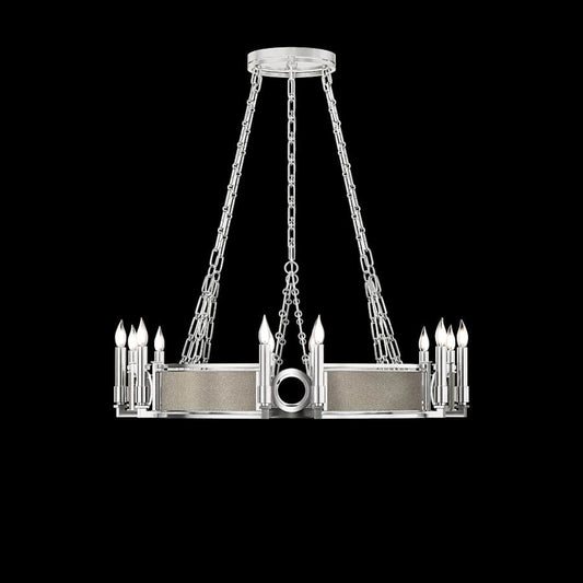 Fine Art Handcrafted Lighting Mirage 12 Light 36" Wide Taper Candle Style Chandelier