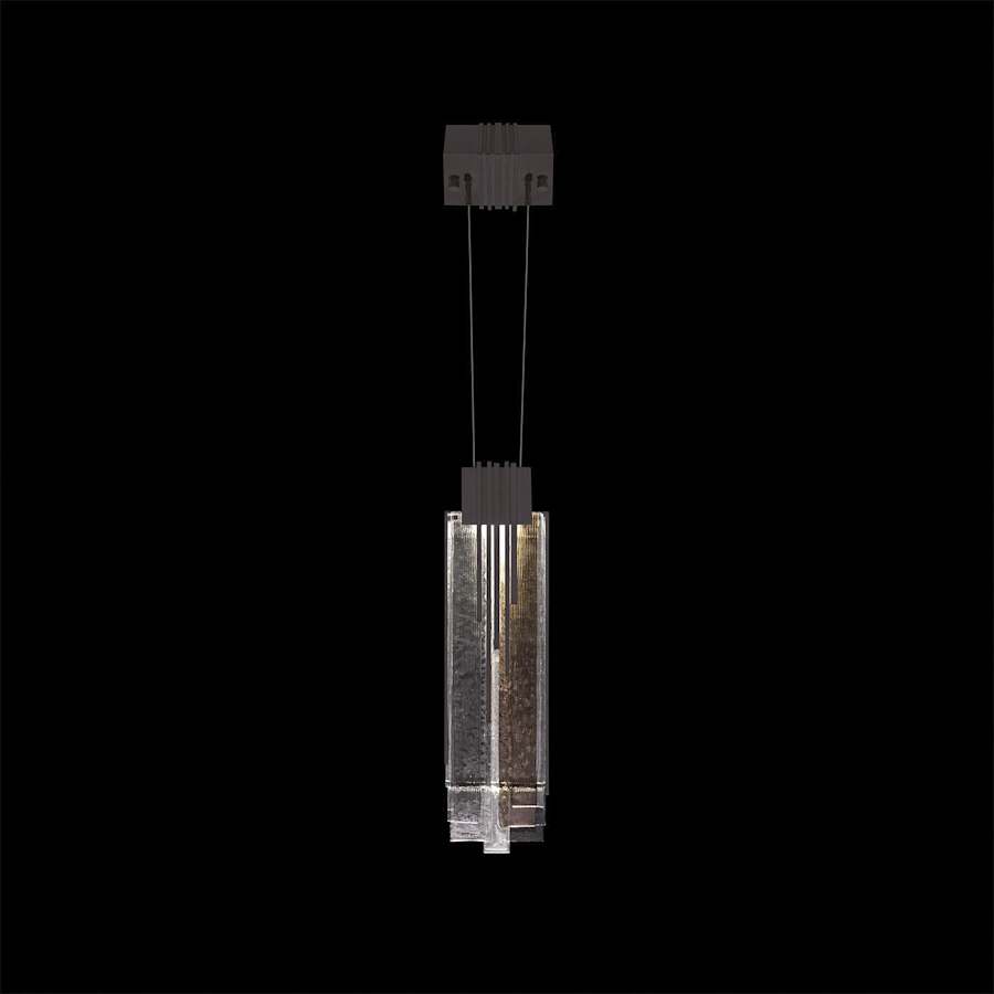 Fine Art Handcrafted Lighting Arpeggio 17" Wide LED Abstract Mini Pendant