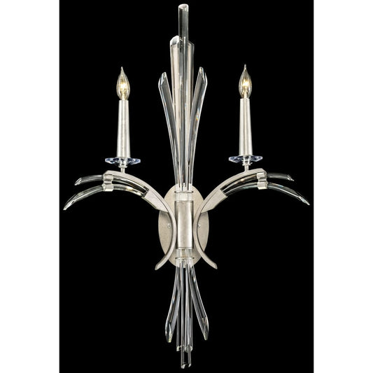 Fine Art Handcrafted Lighting Trevi 2 Light 34" Tall Wall Sconce