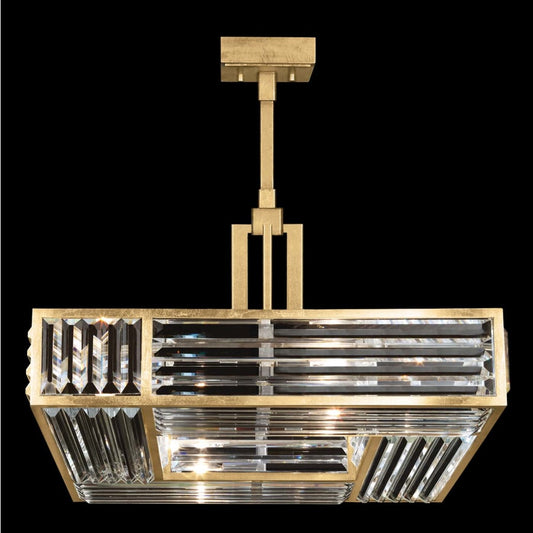 Fine Art Handcrafted Lighting Crystal Enchantment 4 Light 18" High Crystal Chandelier