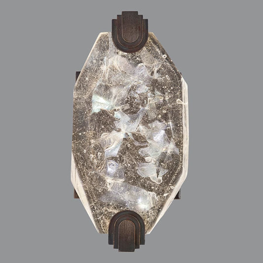 Fine Art Handcrafted Lighting LED Wall Sconce in Bronze Leaf Finish from the Allison Paladino Collection