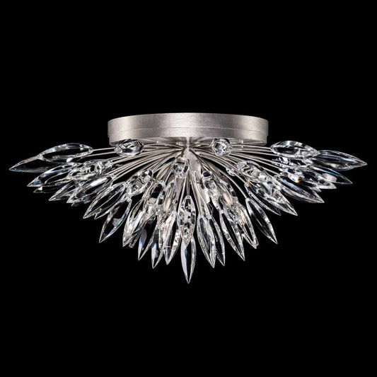 Fine Art Handcrafted Lighting Lily Buds 4 Light 26" Wide Flush Mount Ceiling Fixture
