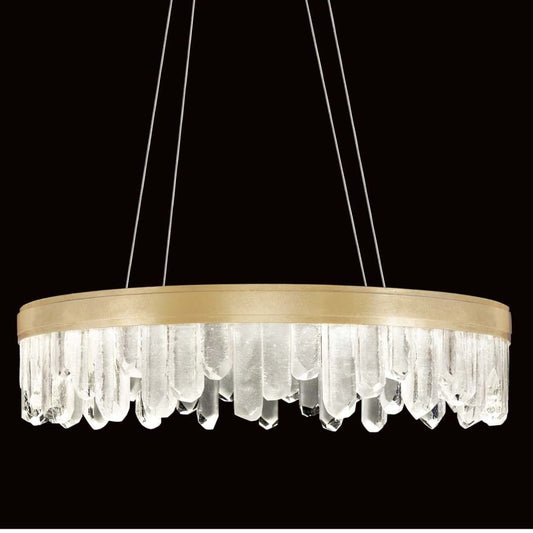 Fine Art Handcrafted Lighting Lior 7" High Integrated LED Crystal Chandelier