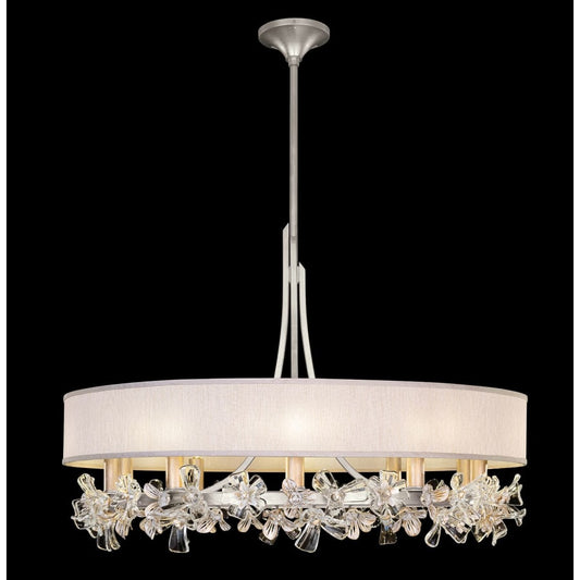 Fine Art Handcrafted Lighting Azu 10 Light 35" Wide Crystal Chandelier