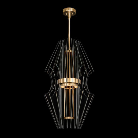 Fine Art Handcrafted Lighting Newton 21" Wide LED Crystal Chandelier