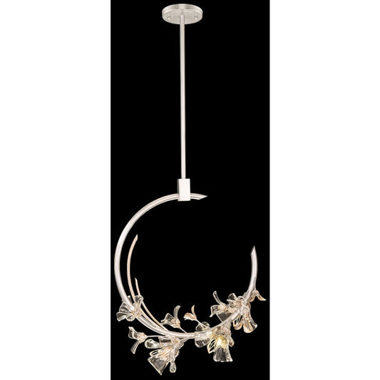 Fine Art Handcrafted Lighting Azu 3 Light 19" Wide Crystal Pendant