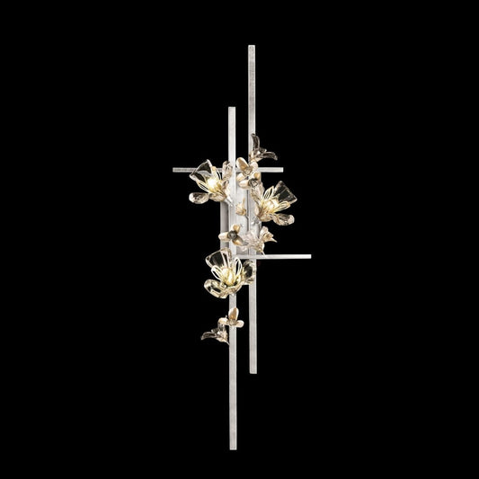 Fine Art Handcrafted Lighting Azu 3 Light 44" Tall Wall Sconce