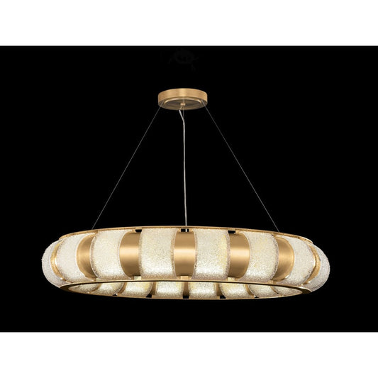 Fine Art Handcrafted Lighting Bond 45" Wide LED Ring Chandelier