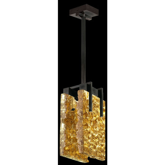 Fine Art Handcrafted Lighting Terra 8" Wide LED Mini Pendant