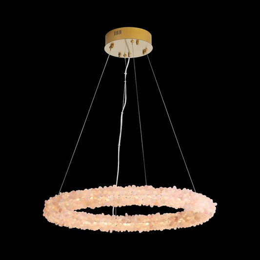 Golden Lighting Corallo 30" Wide Ring Chandelier