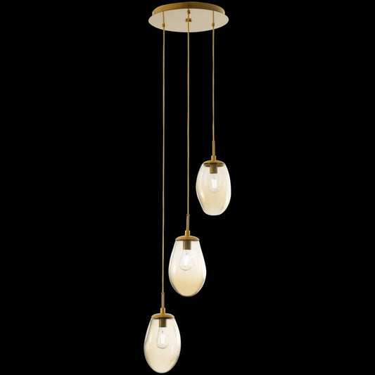 Hammerton Studio Meteo 3 Light 20" Wide Multi Light Pendant