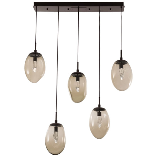 Hammerton Studio Meteo 42" Wide LED Crystal Linear Pendant