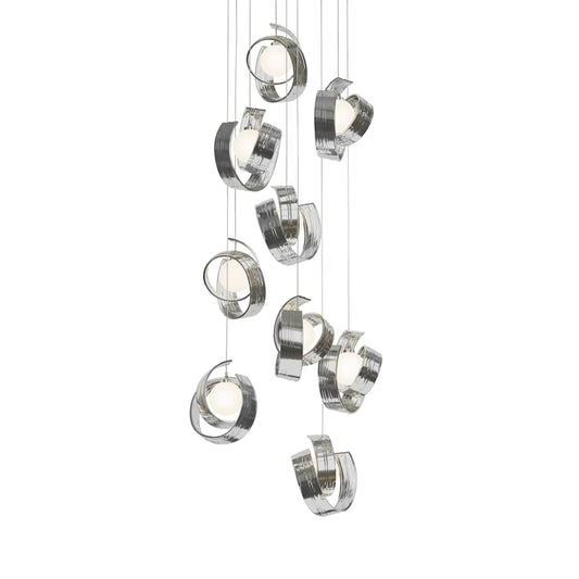 Hubbardton Forge Riza 9 Light 22" Wide Multi Light Pendant