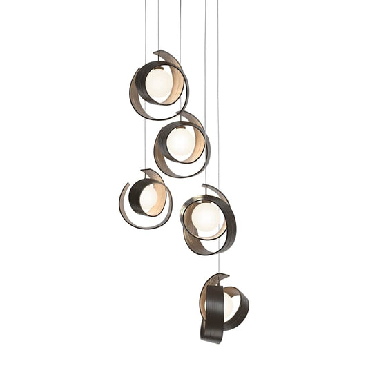 Hubbardton Forge Riza 5 Light 20" Wide Multi Light Pendant