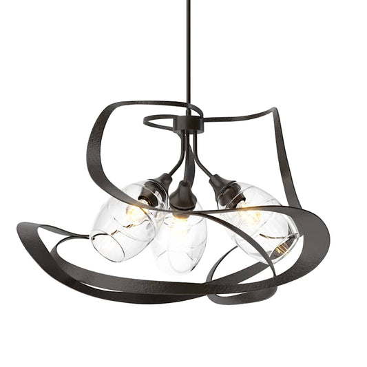 Hubbardton Forge Nest 3 Light 31" Wide Pendant
