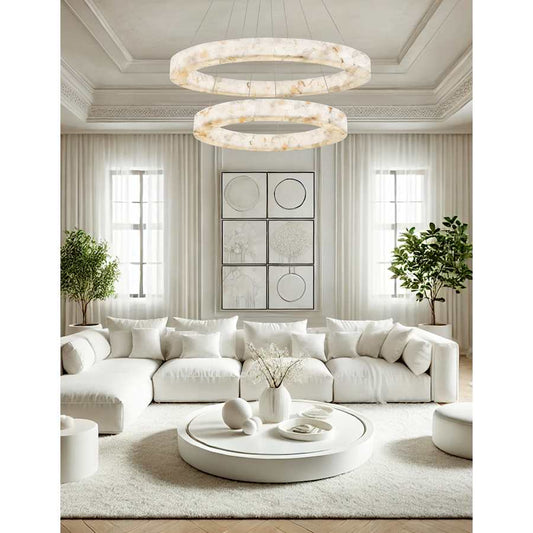 Justice Design Group Medley 42" Wide Ring Chandelier