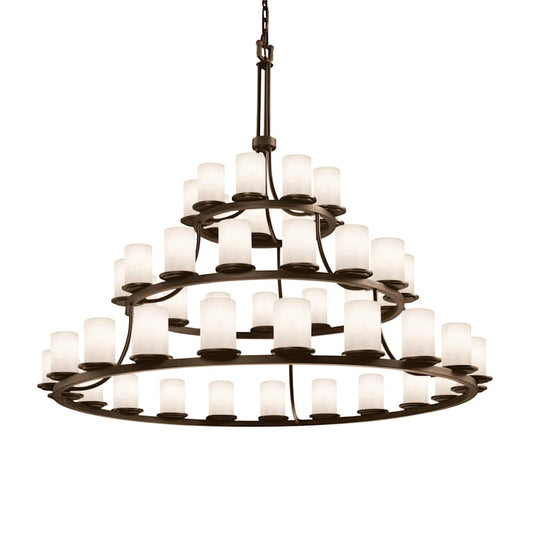 Justice Design Group Clouds 60" Wide Ring Chandelier
