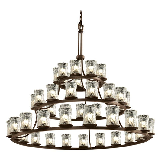 Justice Design Group Veneto Luce 60" Wide Ring Chandelier