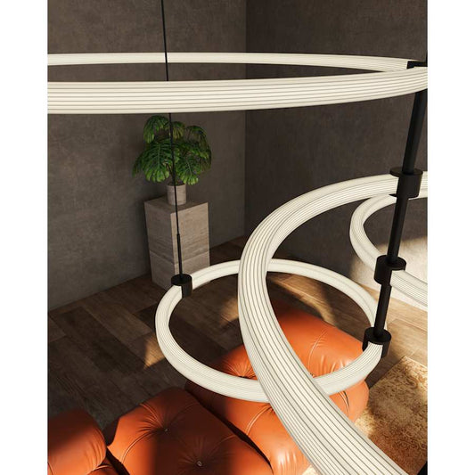 Kuzco Lighting Bruni 32" Wide 3000K LED Ring Chandelier