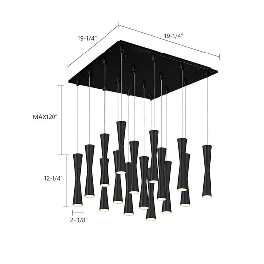 Kuzco Lighting Robson 20" Wide Lantern Chandelier