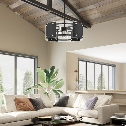Livex Lighting Barcelona 7 Light 27" Wide Drum Chandelier