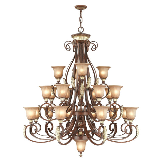 Livex Lighting Villa Verona 22 Light 3 Tier Chandelier
